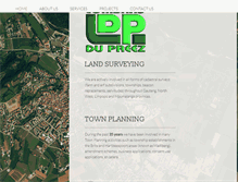 Tablet Screenshot of landsurvey.co.za
